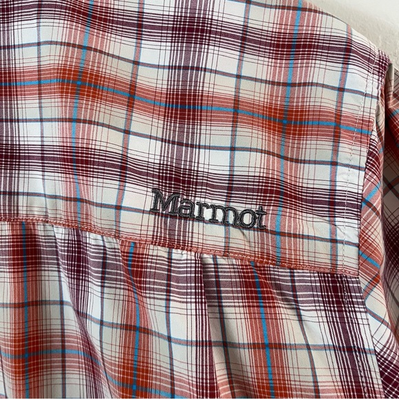 Men’s Marmot Short Sleeve Button Front Hiking & Casual Shirt | M - Picture 4 of 5